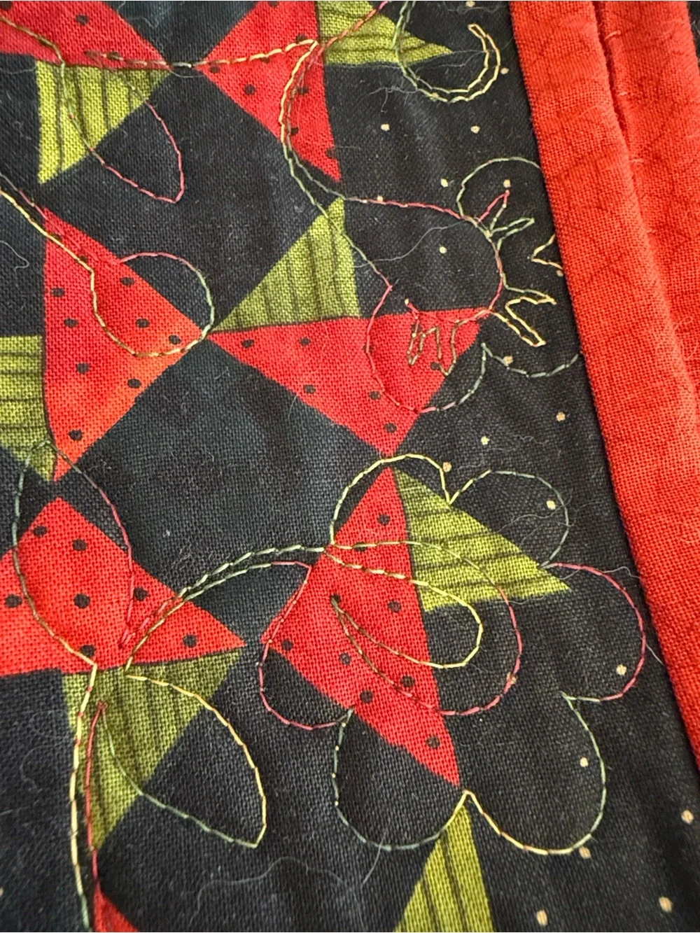 Beautiful handmade quilt